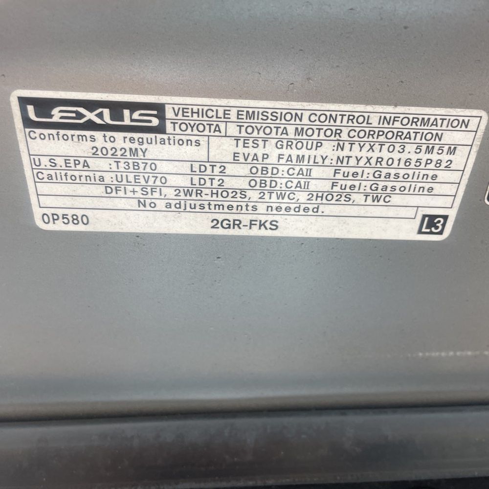 2022 Lexus RX 350 F SPORT