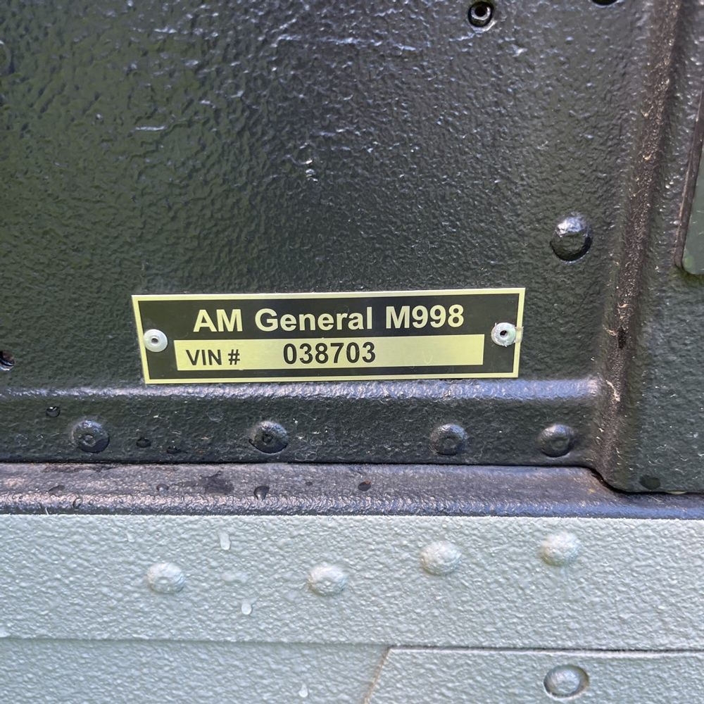 1987 AM General M998