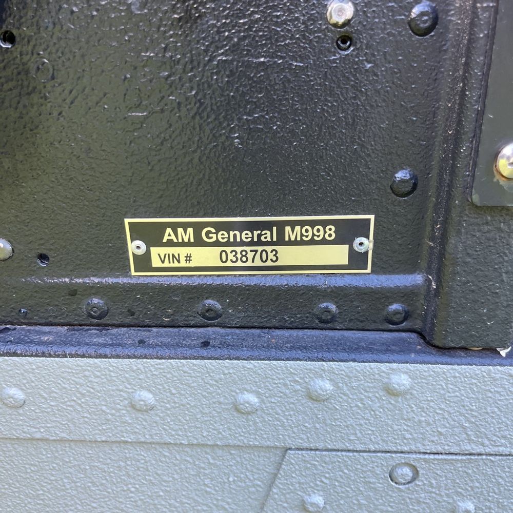 1987 AM General M998