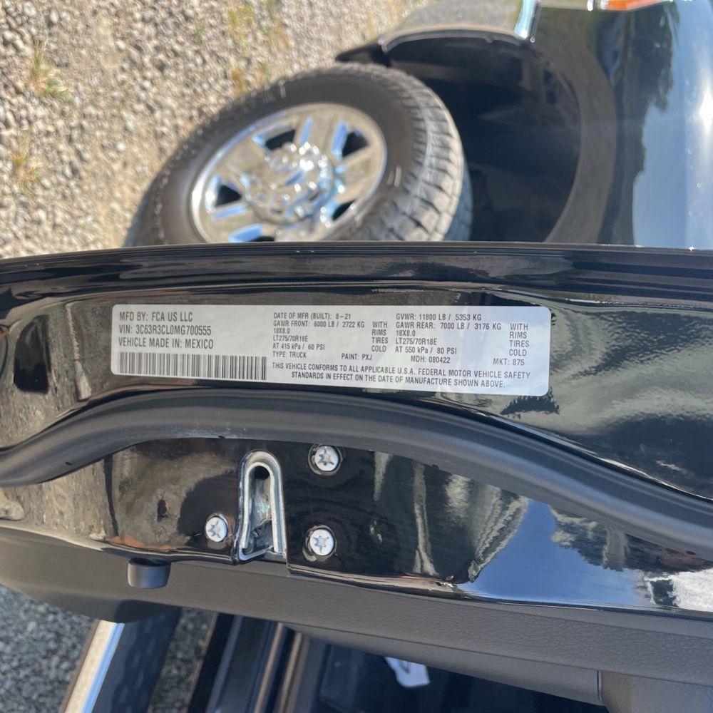 2021 Ram 3500 Tradesman