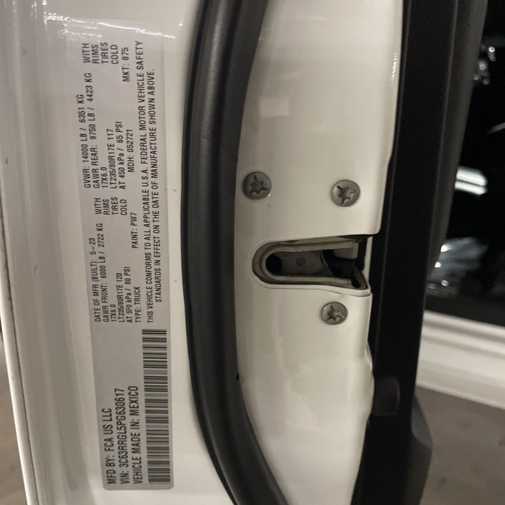 2023 Ram 3500 Tradesman