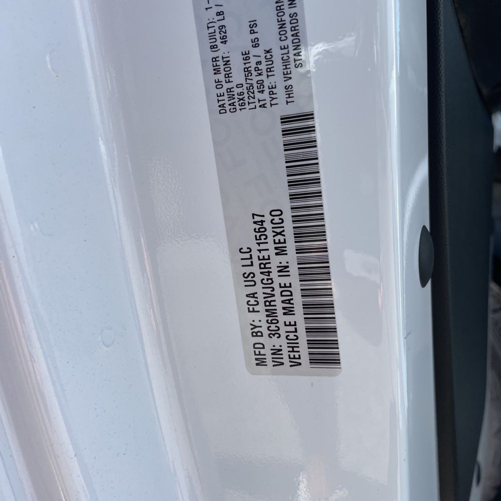 2024 Ram ProMaster SLT 3500