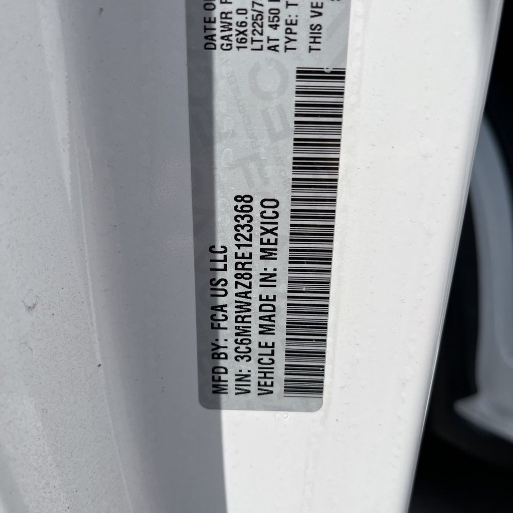 2024 Ram ProMaster EV Delivery