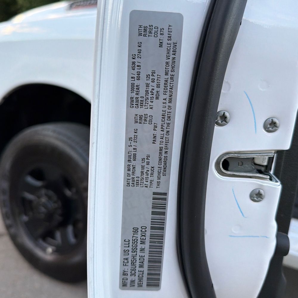 2025 Ram 2500 Tradesman