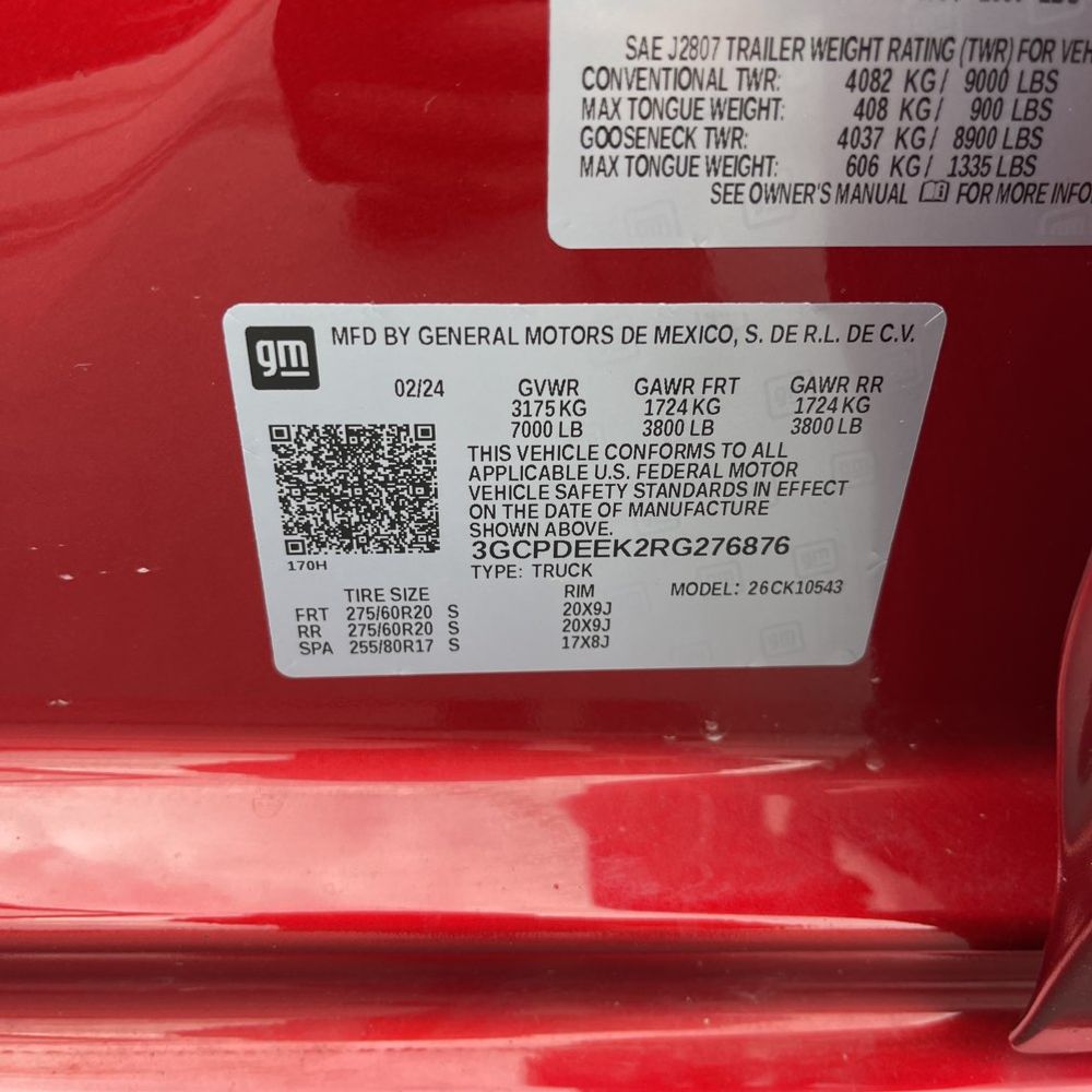 2024 Chevrolet Silverado 1500 RST