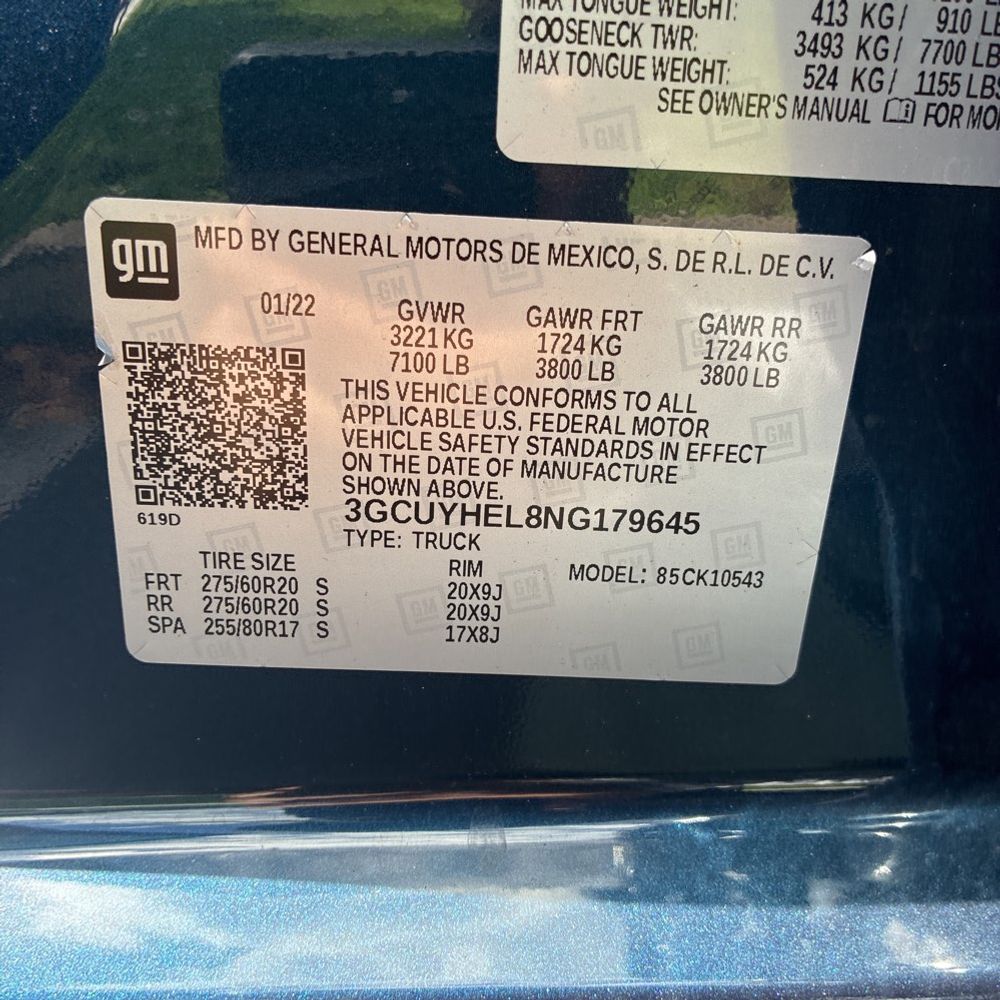 2022 Chevrolet Silverado 1500 Limited High Country