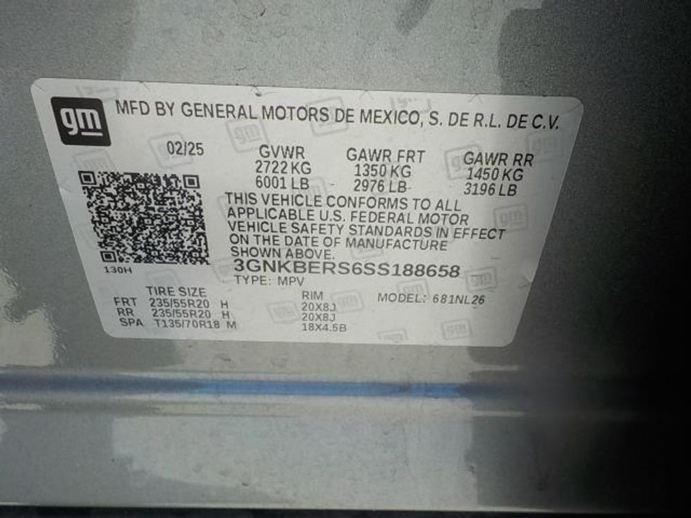 2025 Chevrolet Blazer RS