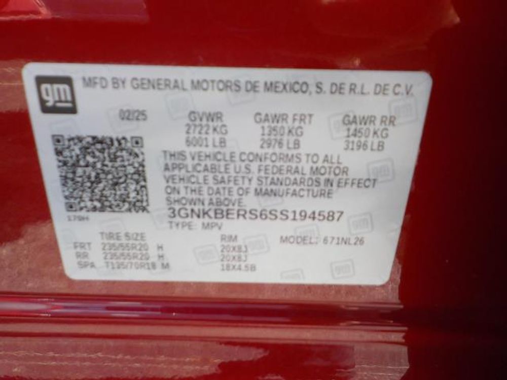 2025 Chevrolet Blazer RS