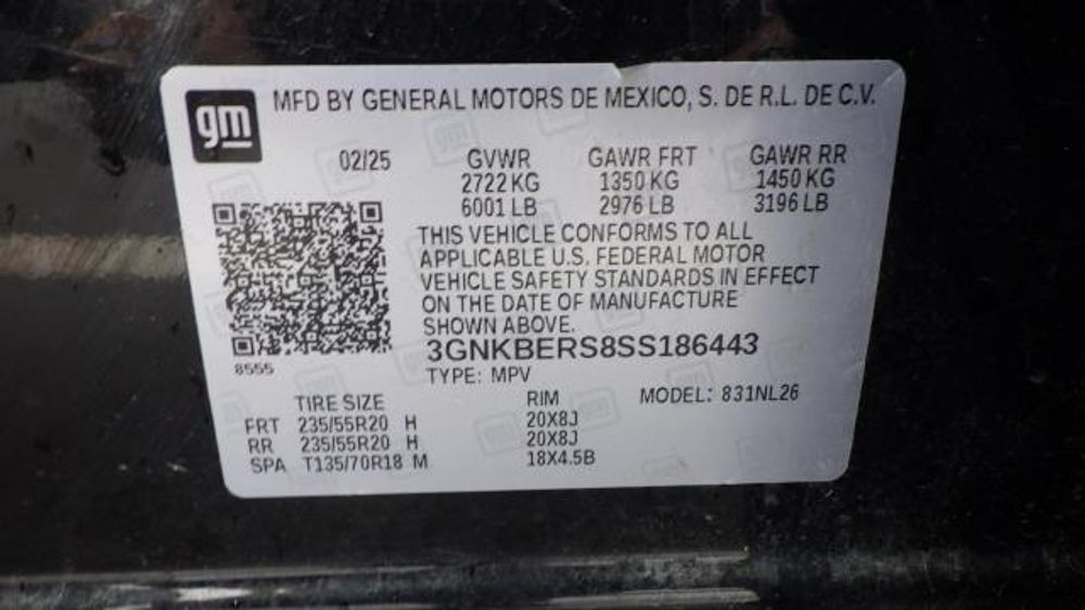 2025 Chevrolet Blazer RS