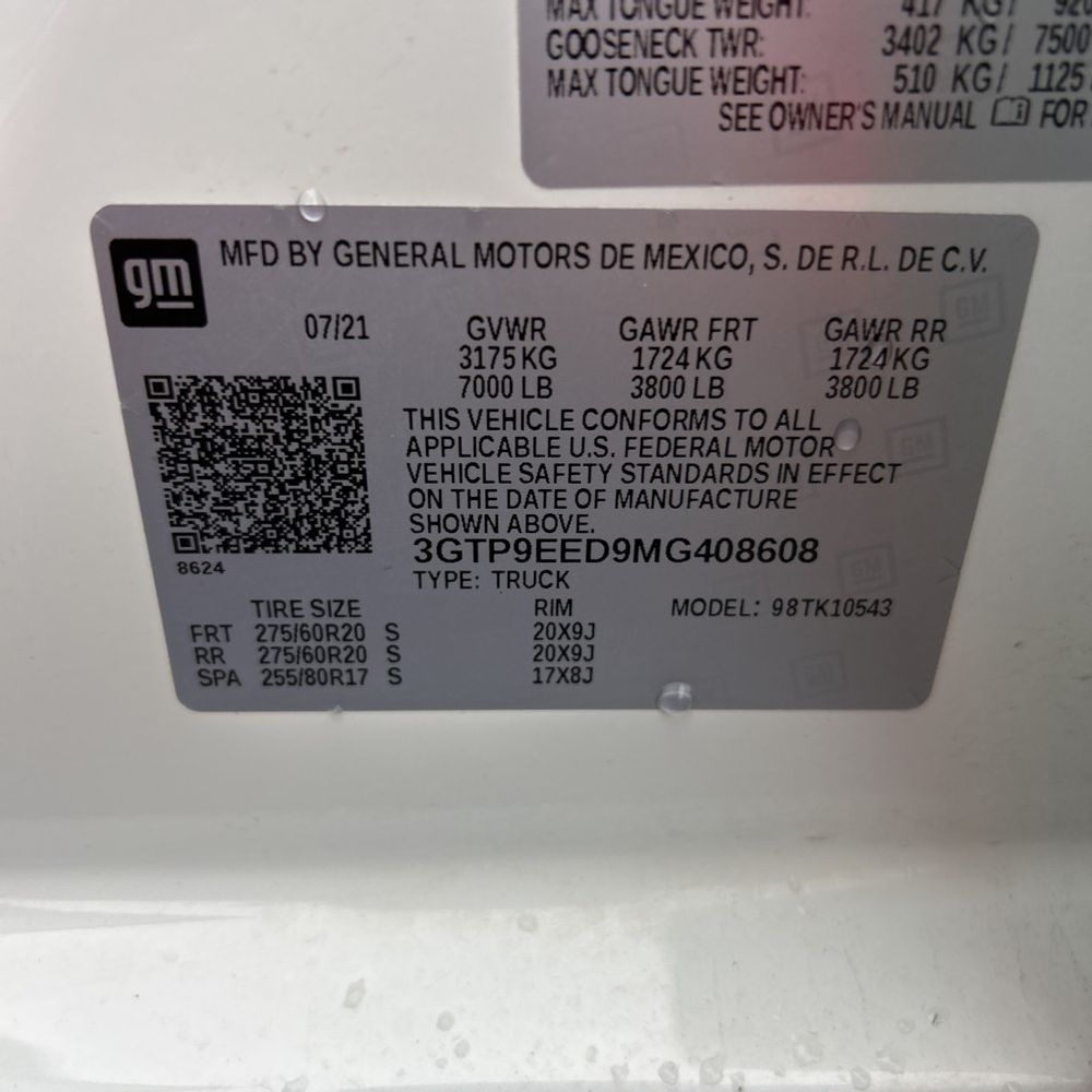 2021 GMC Sierra 1500 AT4