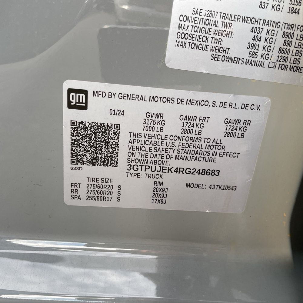 2024 GMC Sierra 1500 Elevation Standard