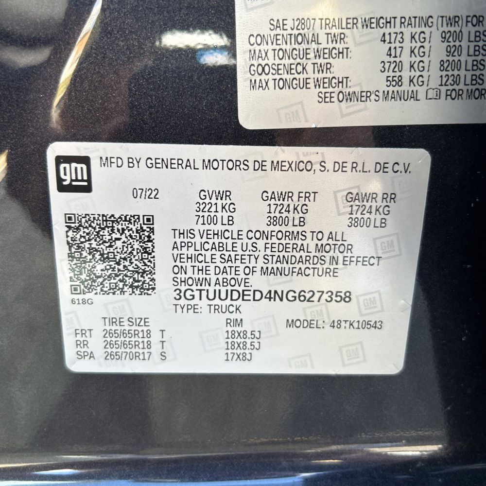 2022 GMC Sierra 1500 SLT