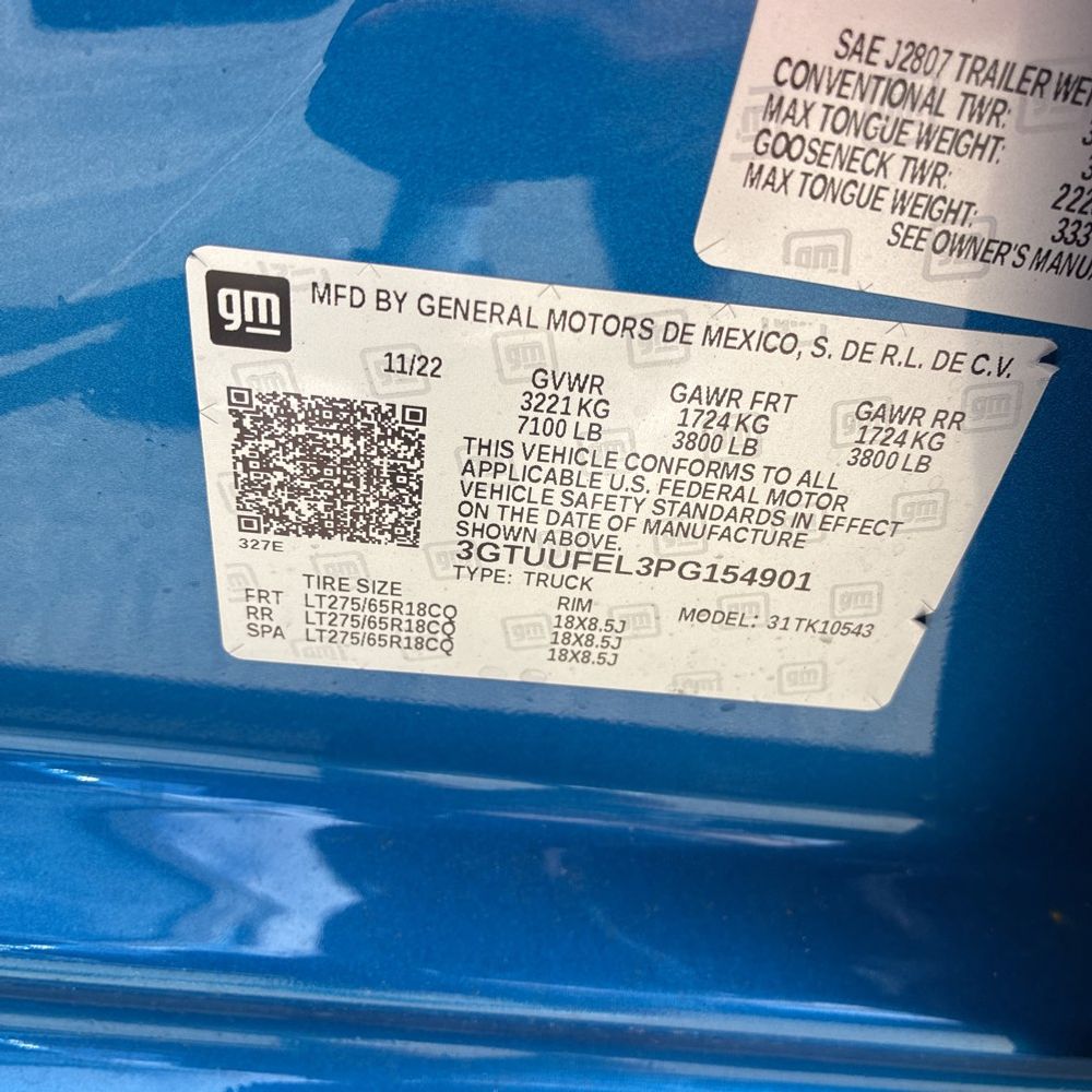 2023 GMC Sierra 1500 AT4X