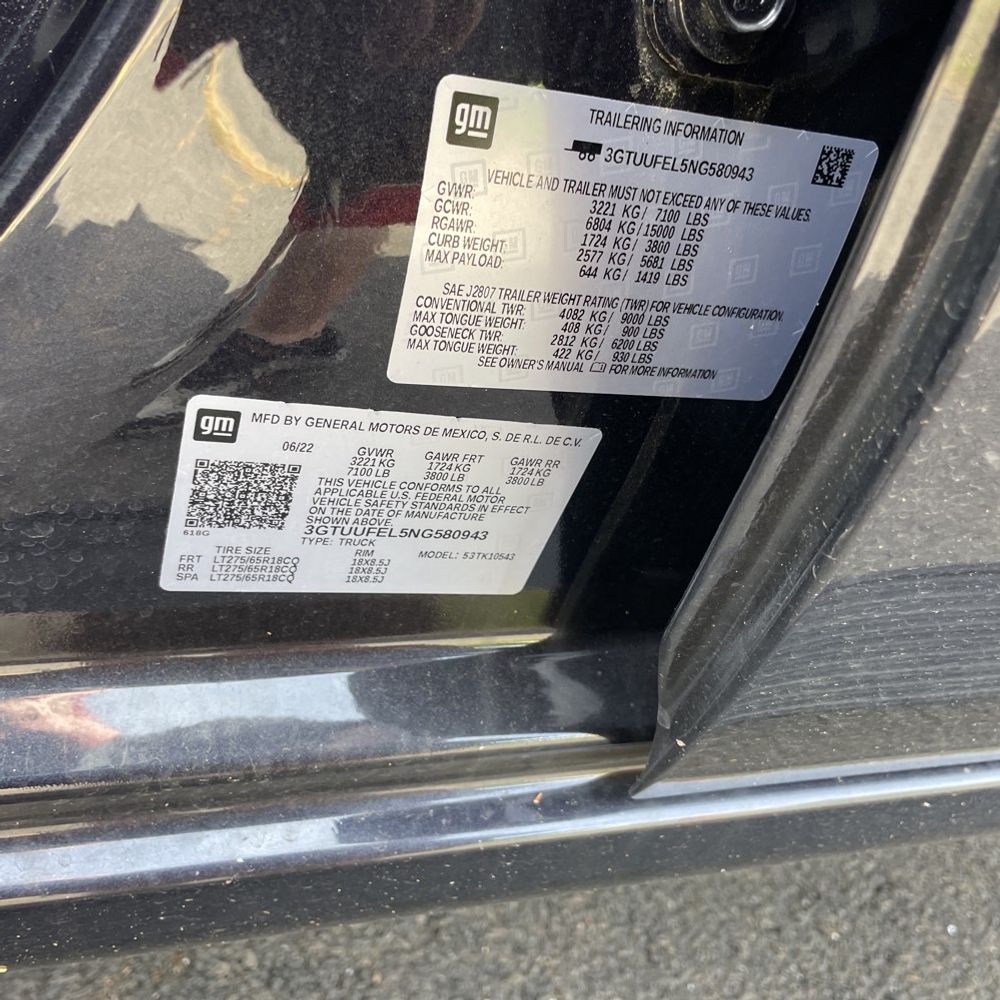 2022 GMC Sierra 1500 AT4X