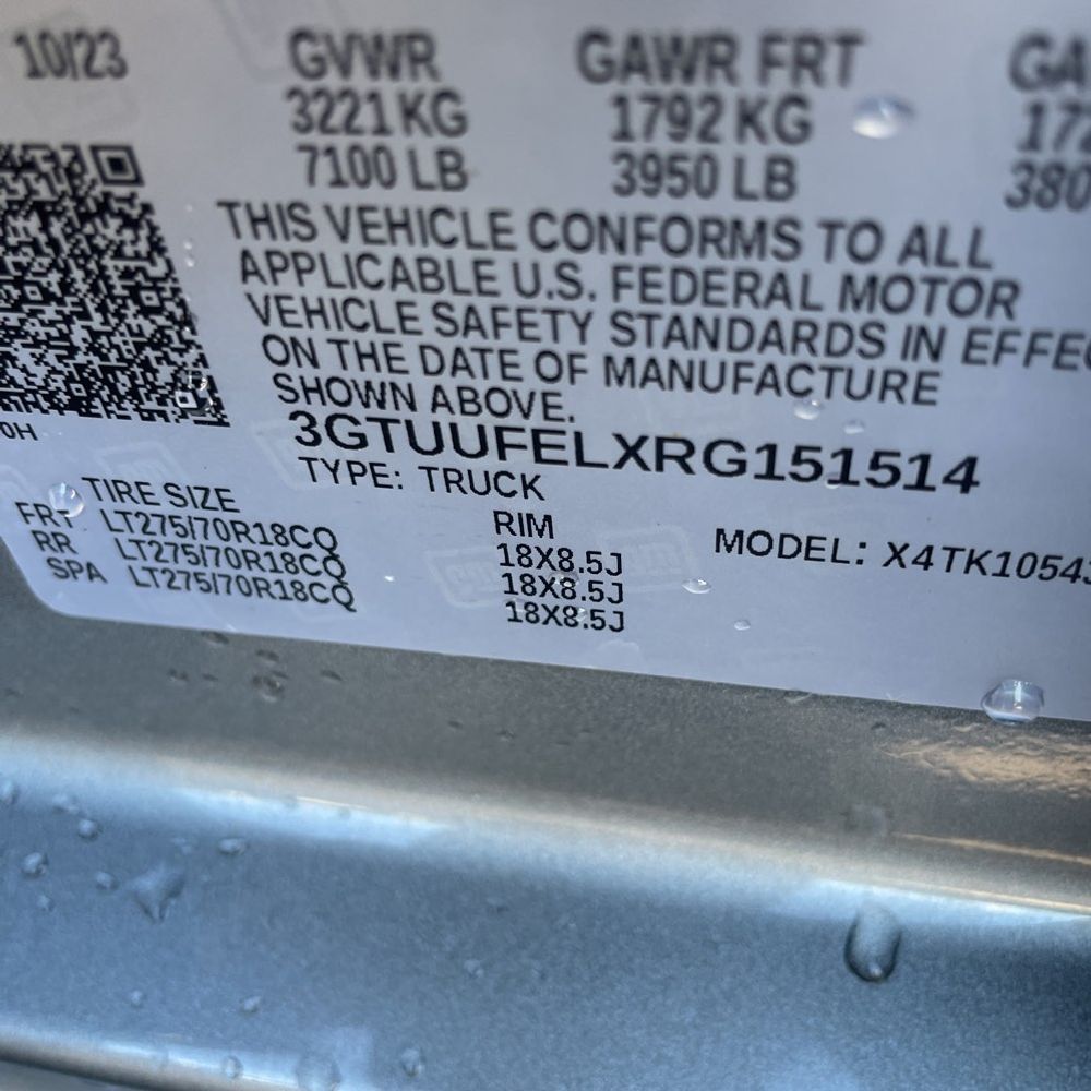 2024 GMC Sierra 1500 AT4X