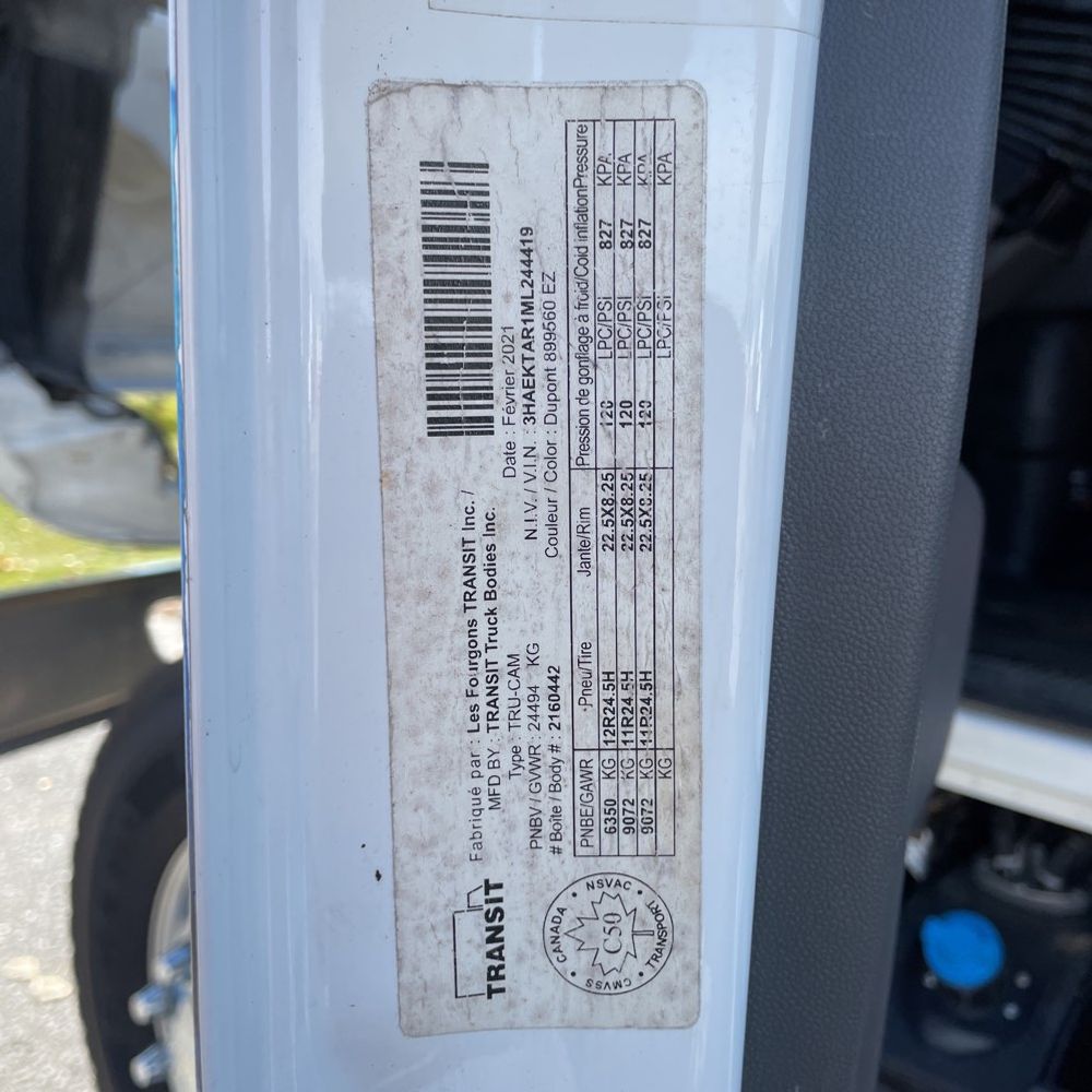2021 International Commercial HV607 107.4"BBC CONV CAB SBA TRUCK 6X4 8.9L