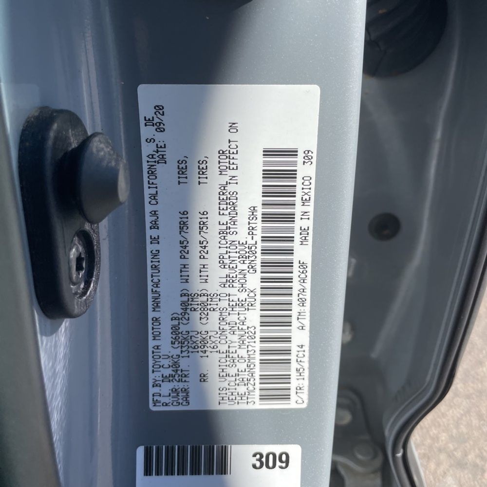 2021 Toyota Tacoma SR5 V6