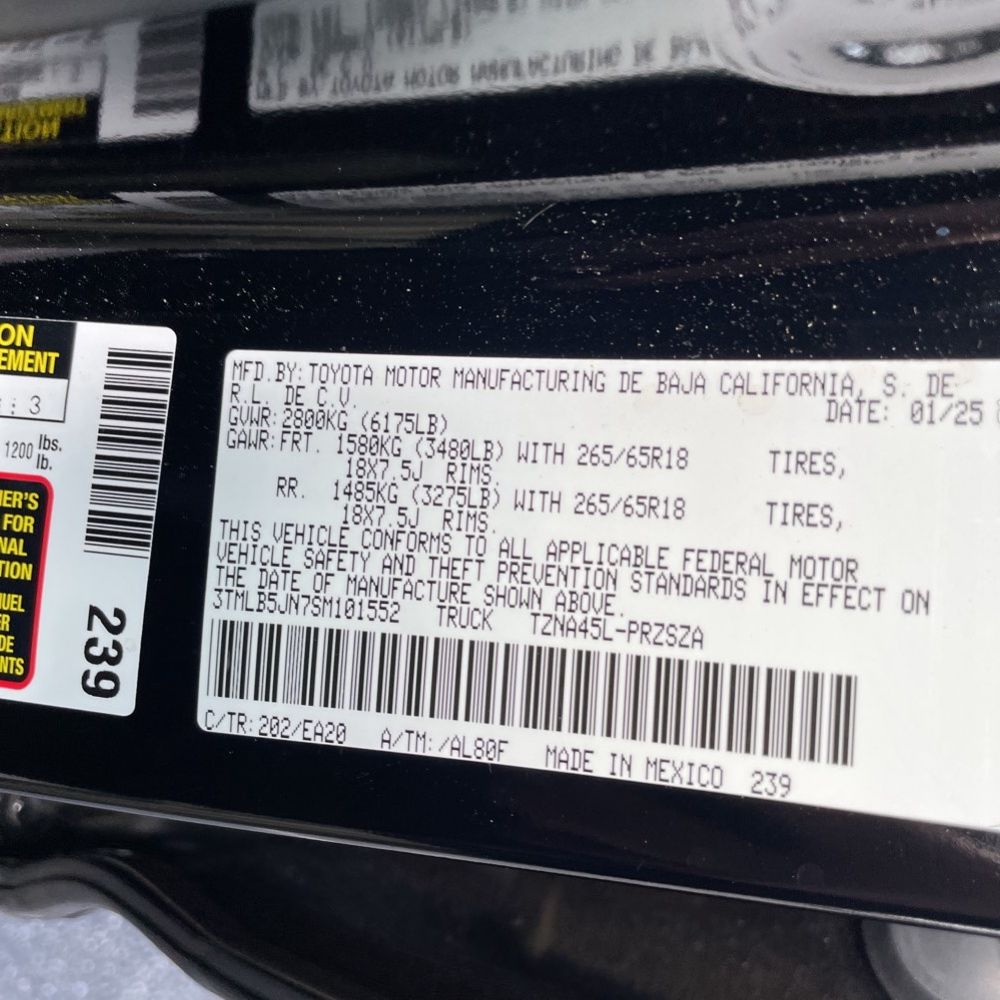 2025 Toyota Tacoma TRD Sport