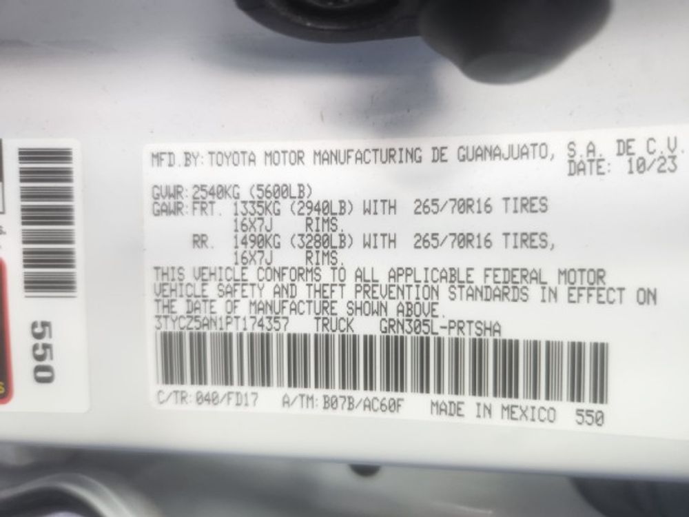 2023 Toyota Tacoma 4WD