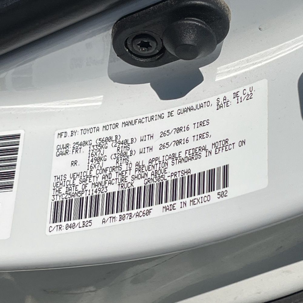 2023 Toyota Tacoma TRD Pro