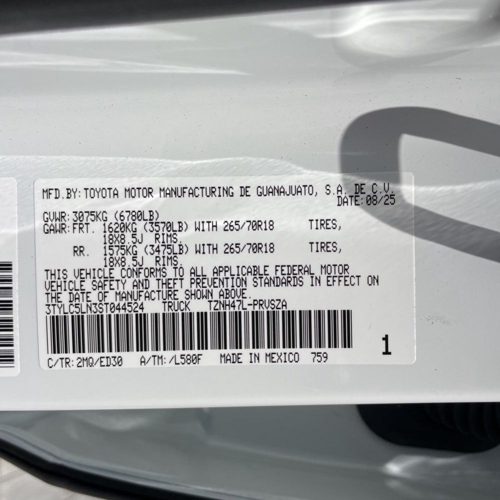 2025 Toyota Tacoma TRD Pro HV