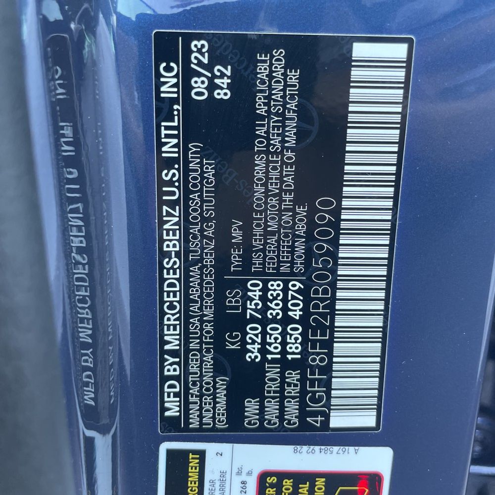 2024 Mercedes-Benz GLS GLS 580