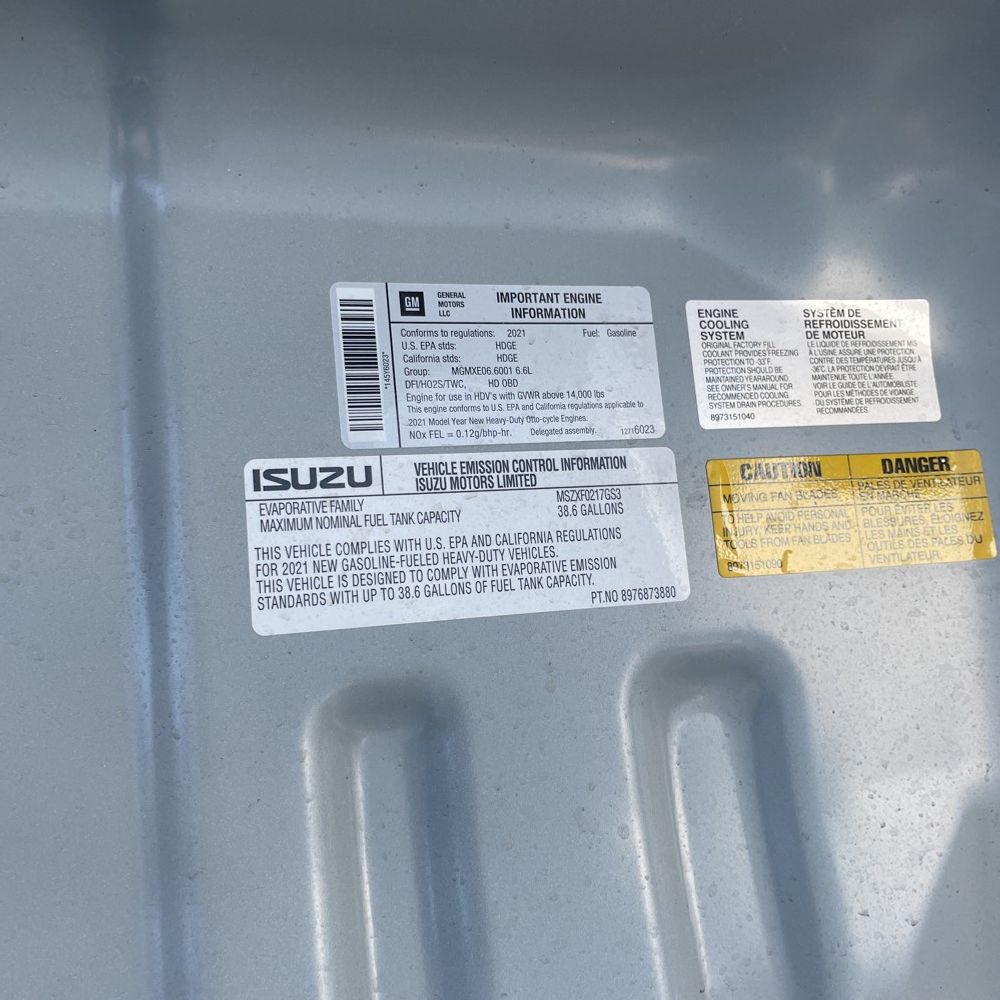 2022 Chevrolet Refrigerator box truck 4500