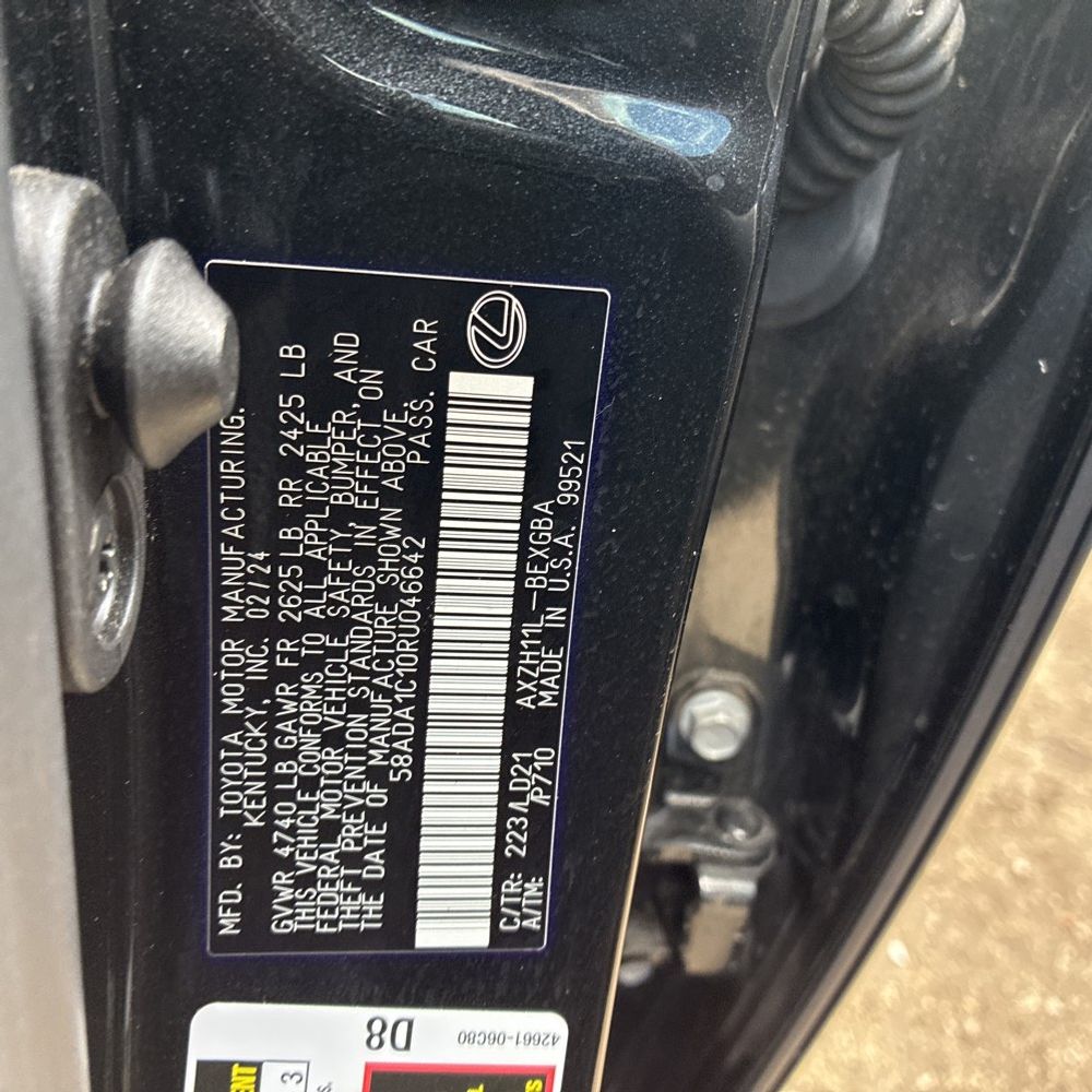 2024 Lexus ES 300h Base