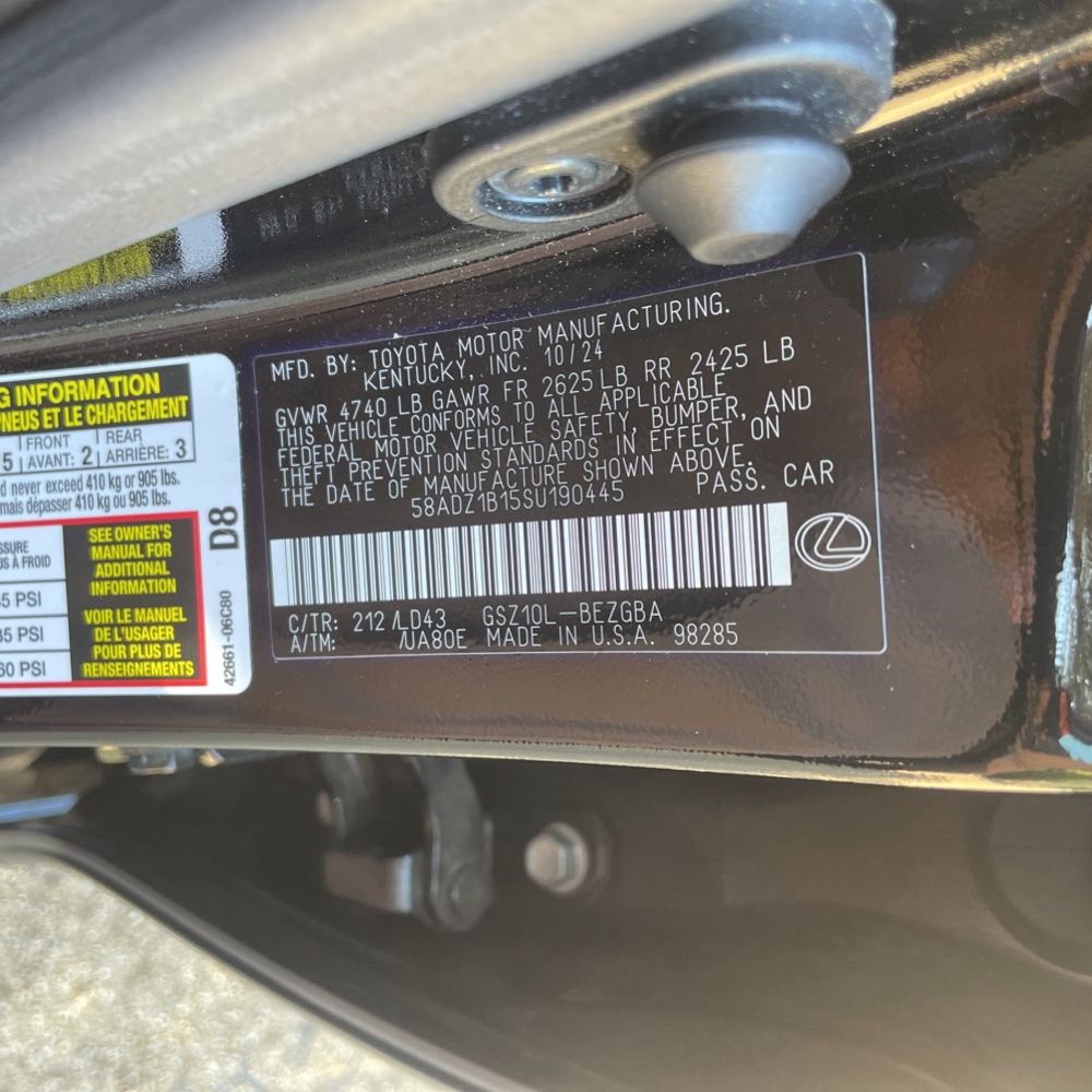 2025 Lexus ES 350 Base