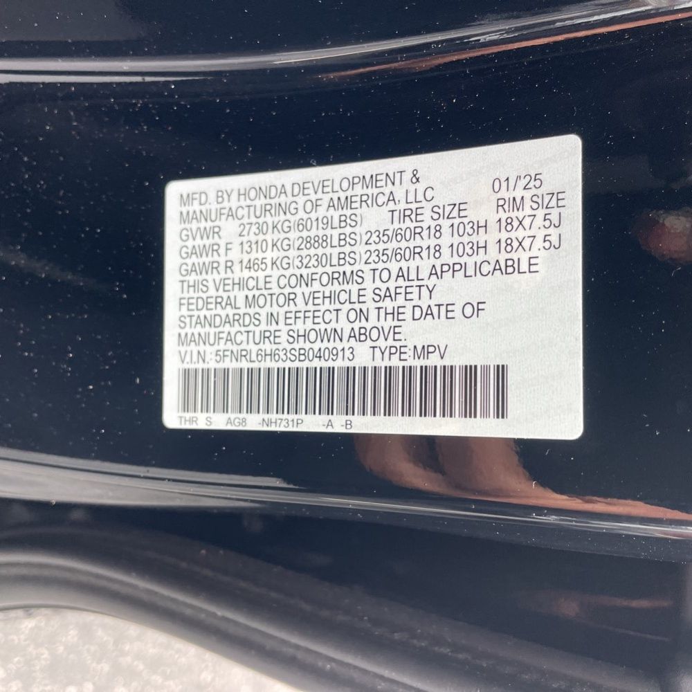 2025 Honda Odyssey EX-L