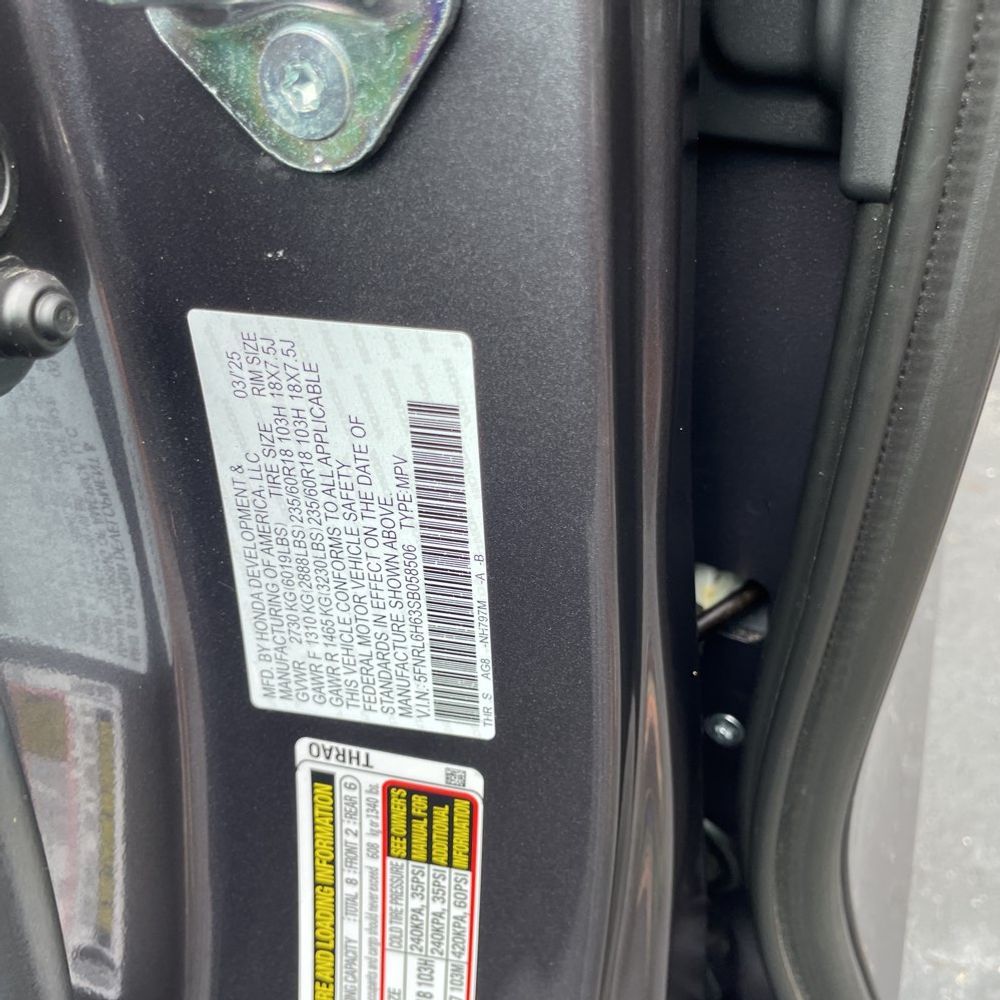 2025 Honda Odyssey EX-L
