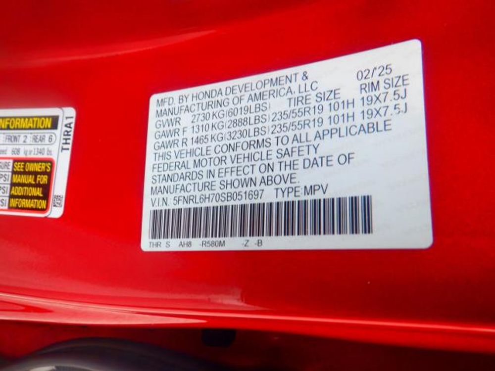 2025 Honda Odyssey Sport-L