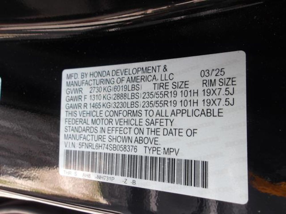 2025 Honda Odyssey Sport-L