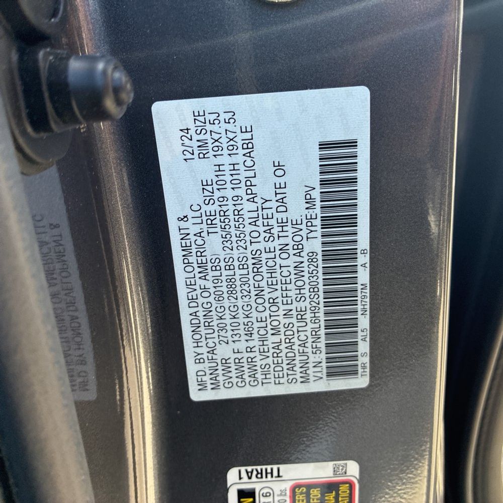 2025 Honda Odyssey Elite