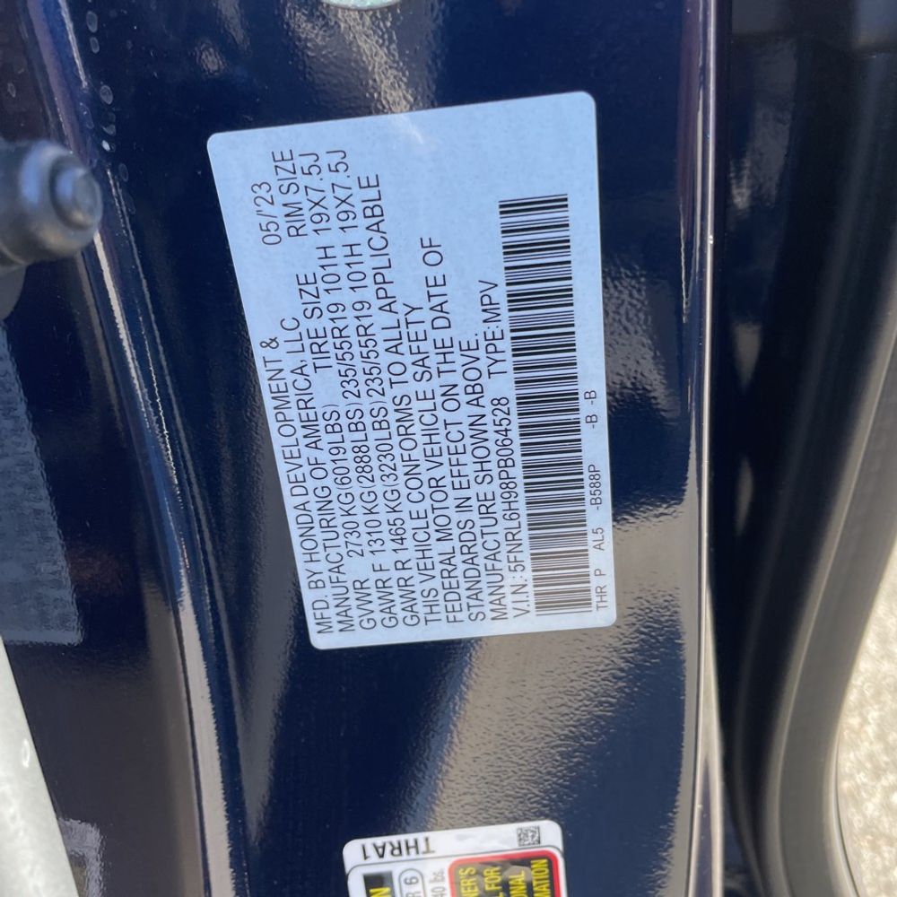 2023 Honda Odyssey Elite