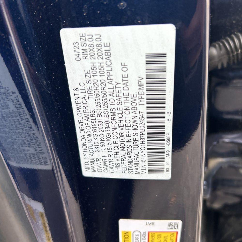 2023 Honda Pilot Elite