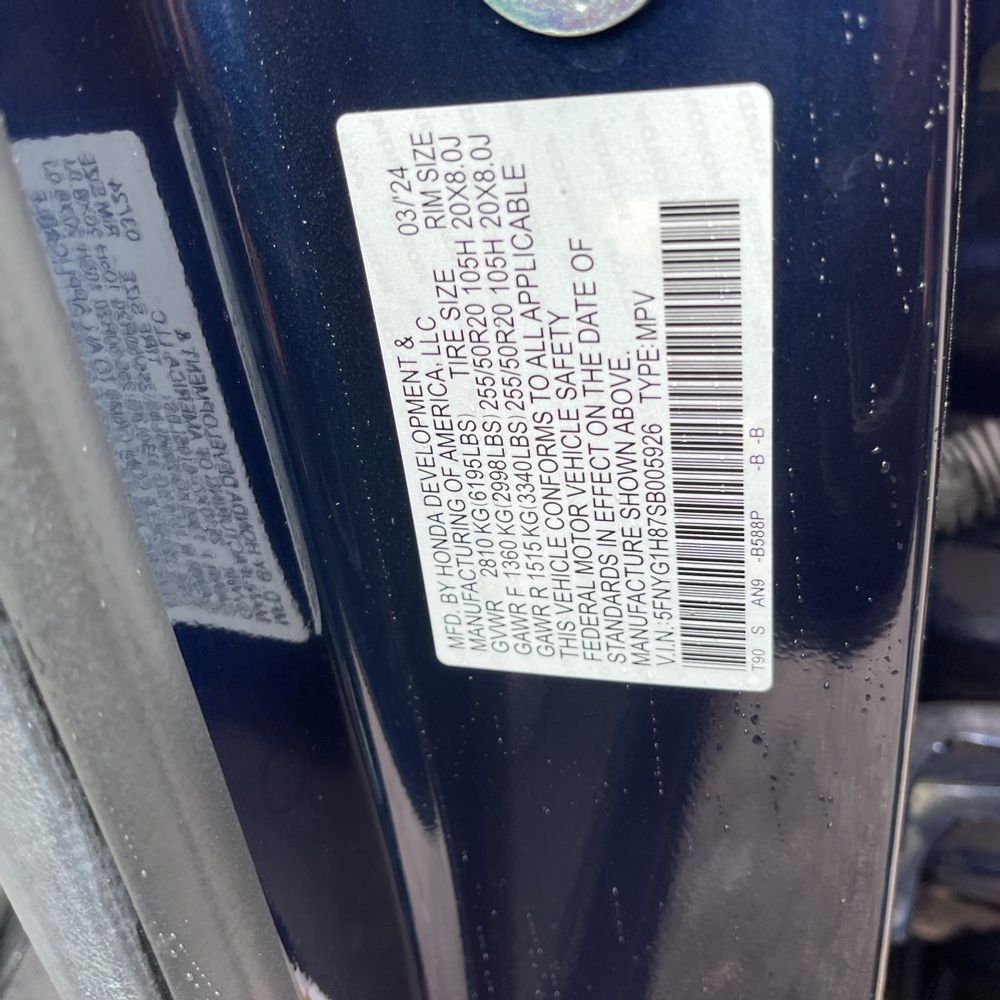 2025 Honda Pilot Elite