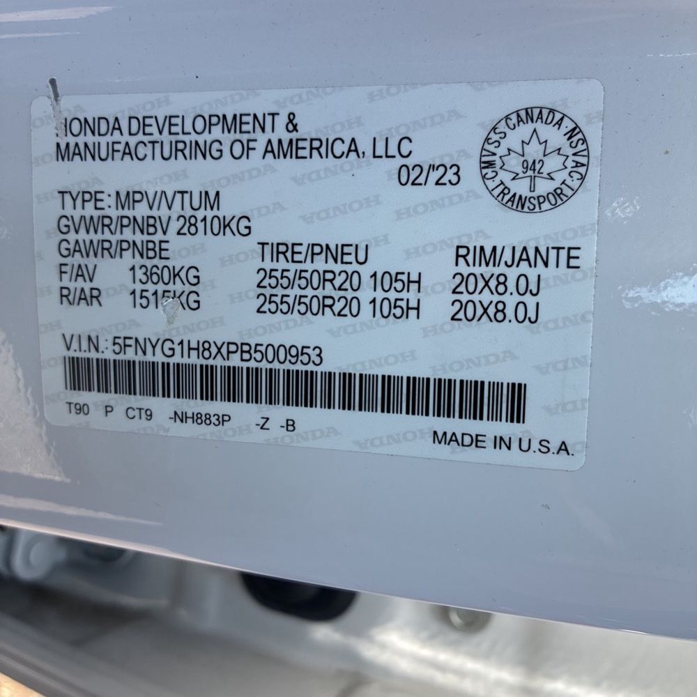 2023 Honda Pilot Black Edition