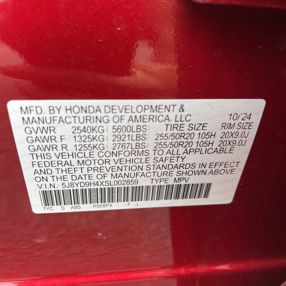 2025 Acura MDX w/Tech