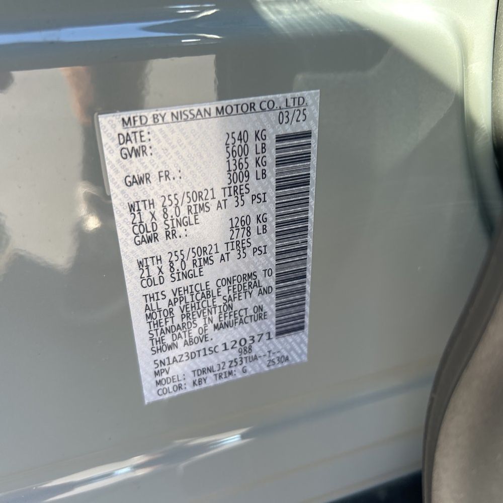 2025 Nissan Murano Platinum