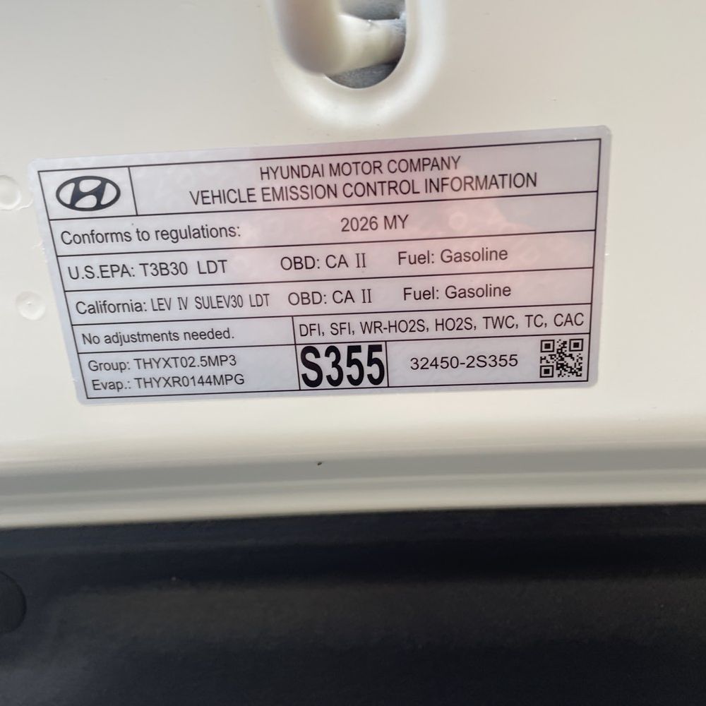 2026 Hyundai SANTA FE Calligraphy