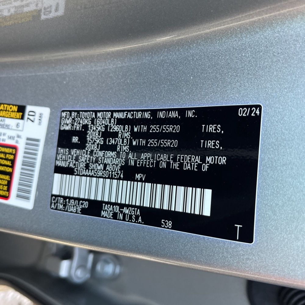 2024 Toyota Grand Highlander Limited