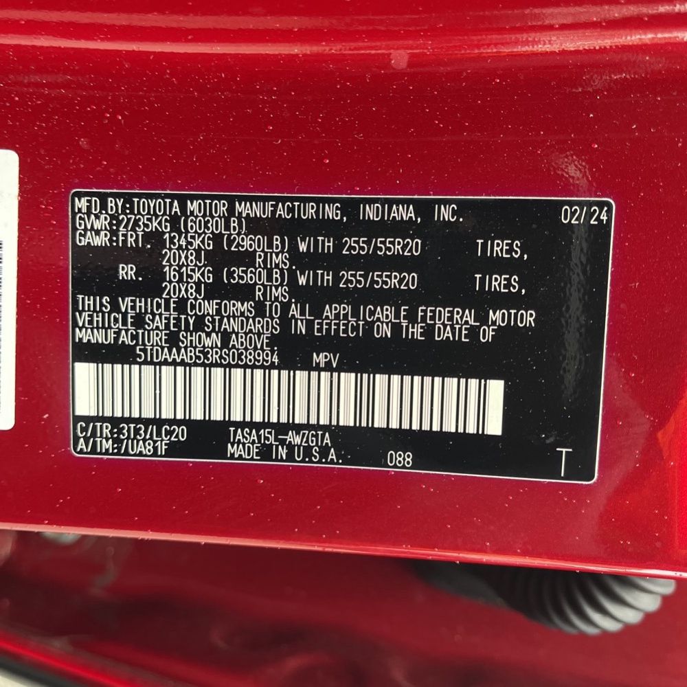 2024 Toyota Grand Highlander Limited