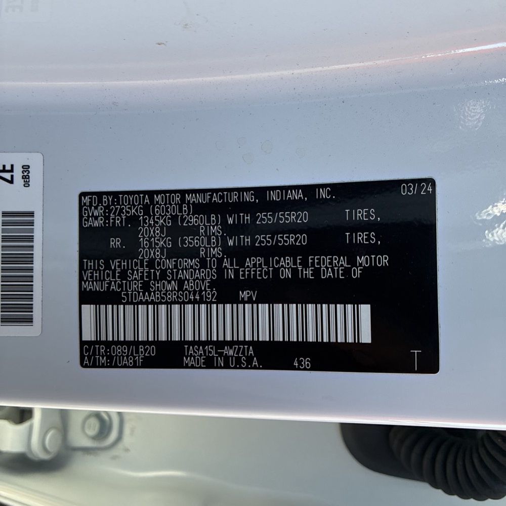2024 Toyota Grand Highlander Platinum
