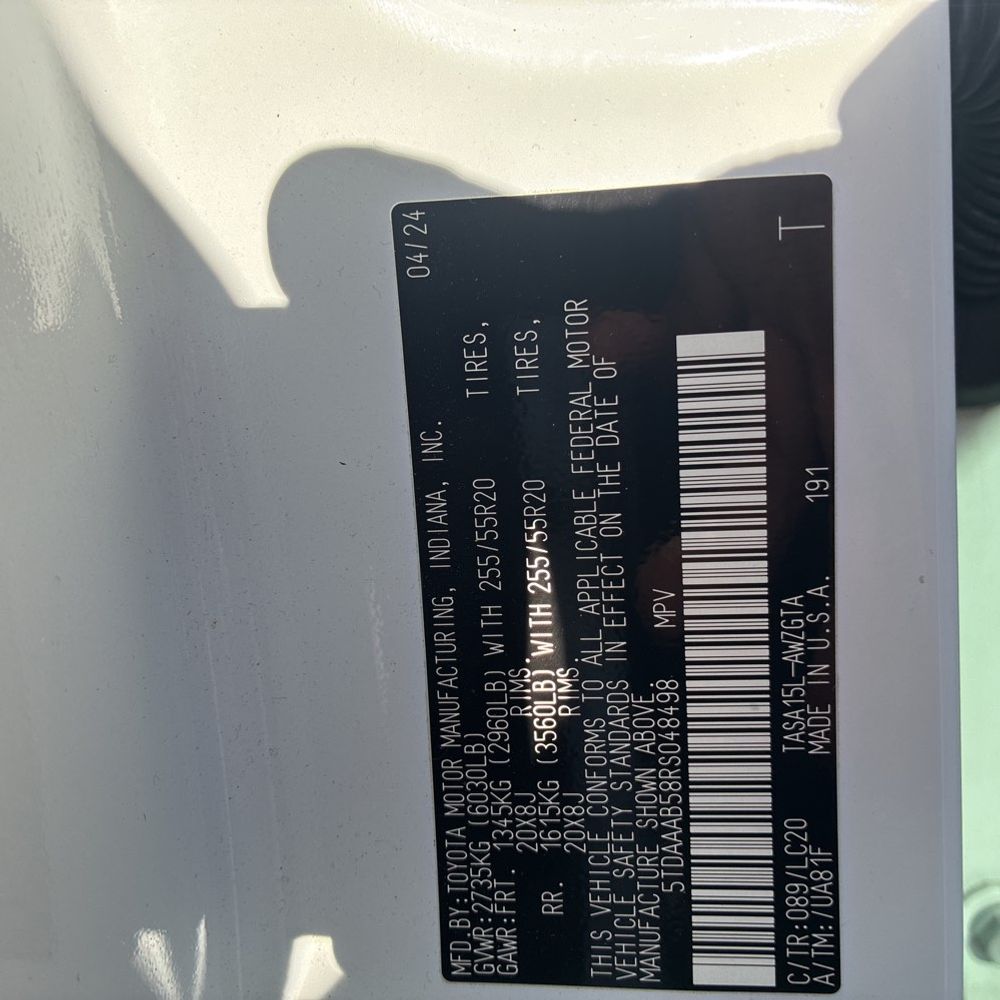 2024 Toyota Grand Highlander Limited