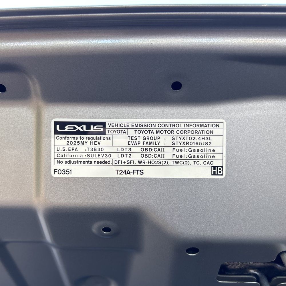 2025 Lexus TX 500h F SPORT Performance Premium