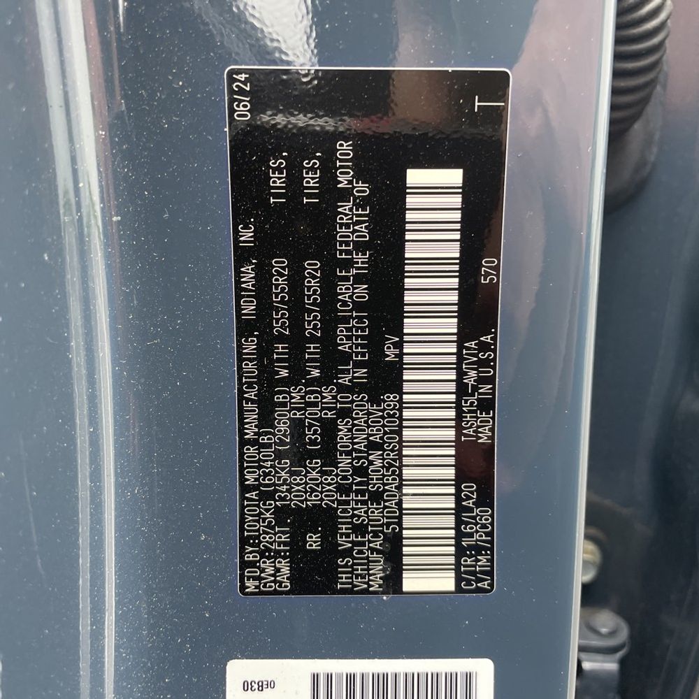 2024 Toyota Grand Highlander Hybrid MAX Limited