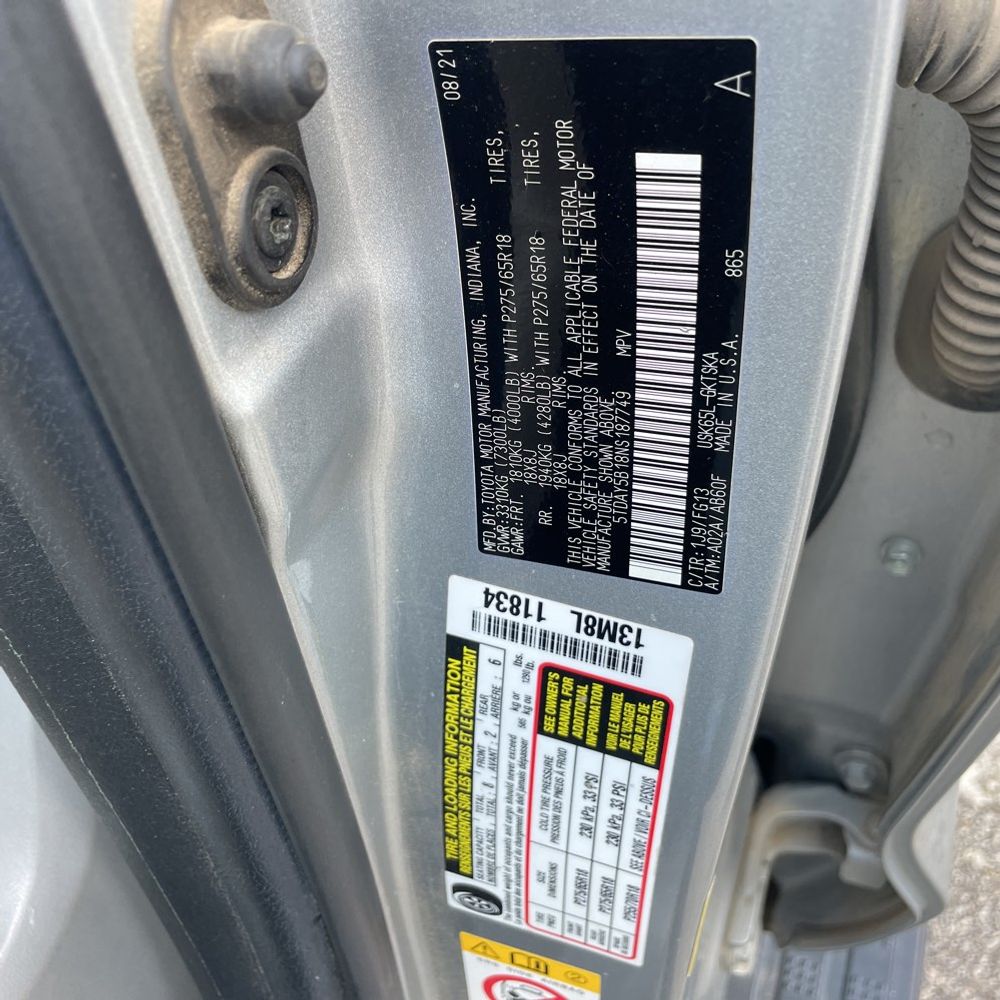 2022 Toyota Sequoia SR5
