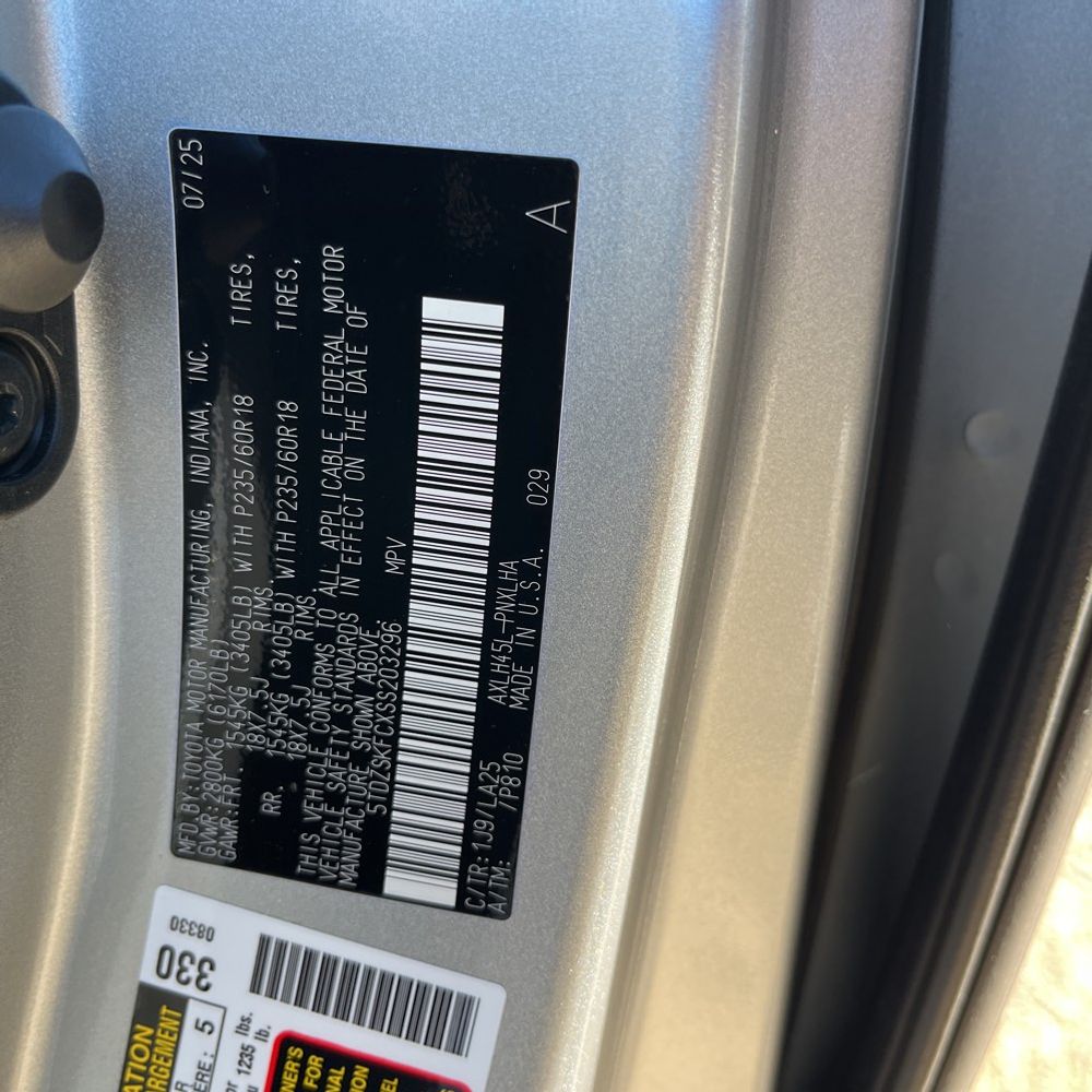 2025 Toyota Sienna Limited 7-Passenger