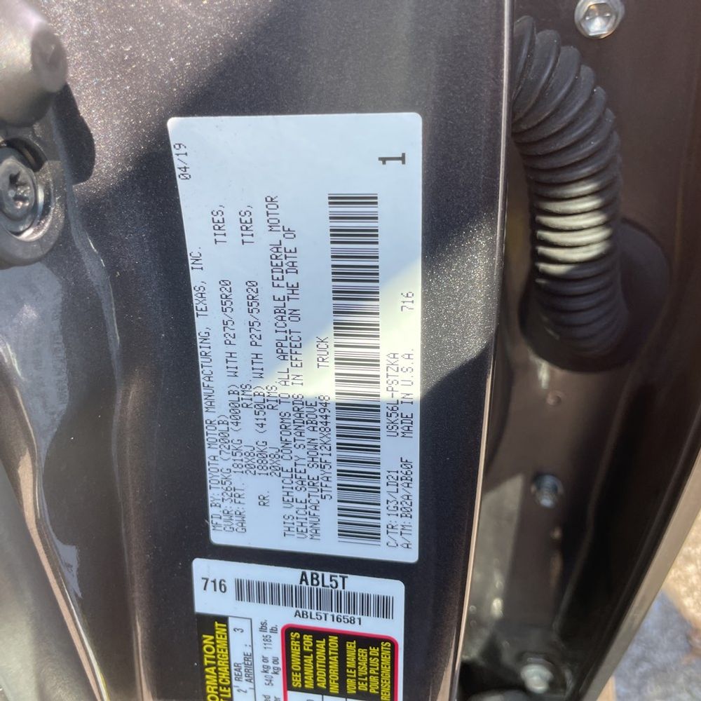 2019 Toyota Tundra 1794 Edition